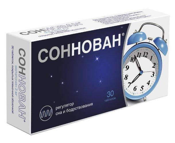 

СОННОВАН таблетки 3 мг 30 шт.