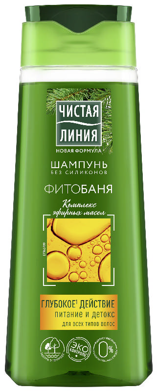 

ЧИСТАЯ ЛИНИЯ шампунь для всех типов волос Фитобаня 250мл