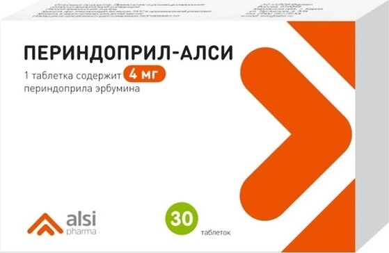 Периндоприл-Алси 4мг 30 шт. таблетки