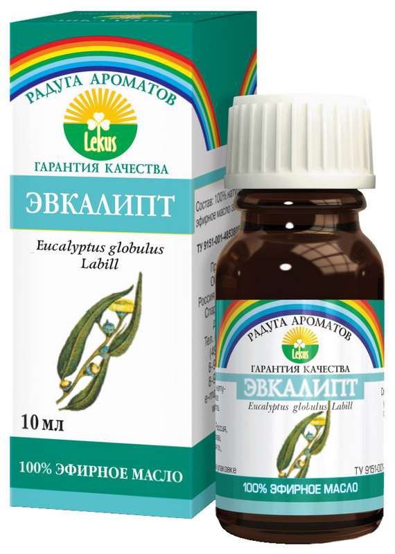 

ЛЕКУС масло эфирное Эвкалипт 10мл