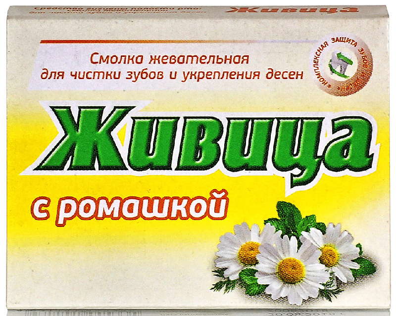 

ЖИВИЦА смолка жевательная Ромашка 5 шт.