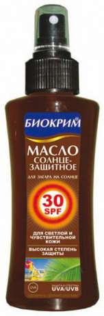 

БИОКРИМ масло солнцезащитное для загара SPF30 200мл