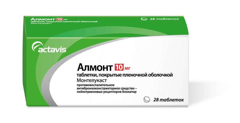 

Алмонт таблетки 10 мг 28 шт.;