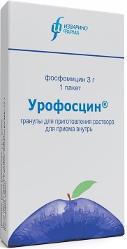 Урофосцин 3г 1 шт. гранулы для приготовления раствора для приема внутрь