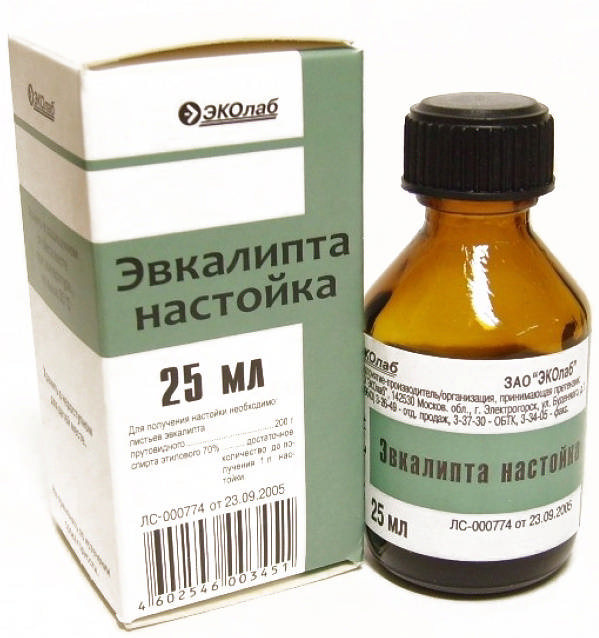 

ЭВКАЛИПТА НАСТОЙКА 25мл