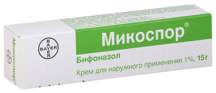 

МИКОСПОР крем 1 % 15 г