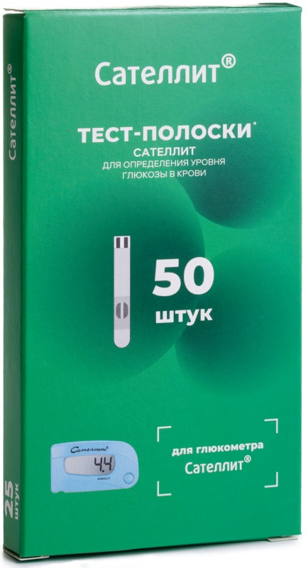 Сателлит тест-полоски 50 шт.