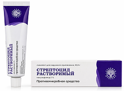 Стрептоцид Растворимый 5% 30г линимент для наружного применения
