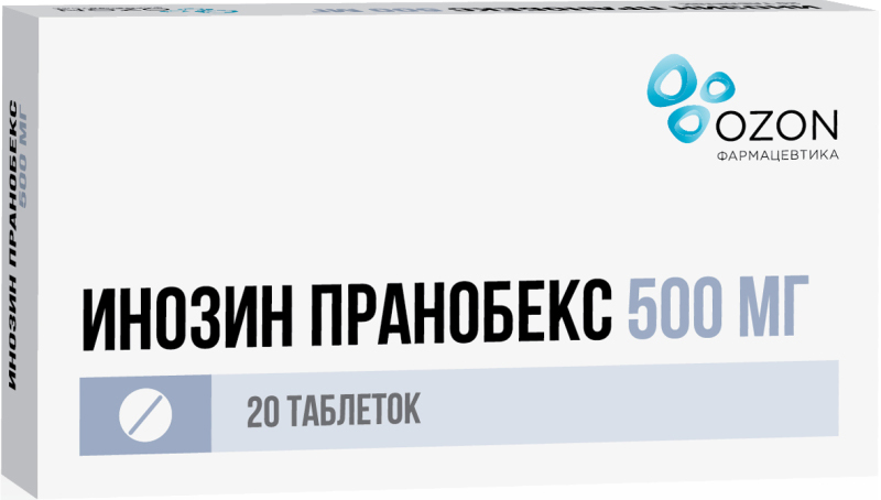 ГРОПРИНОСИН ТАБ МГ №30 цена от купить в аптеках Склад Лекарств, инструкция по применению.