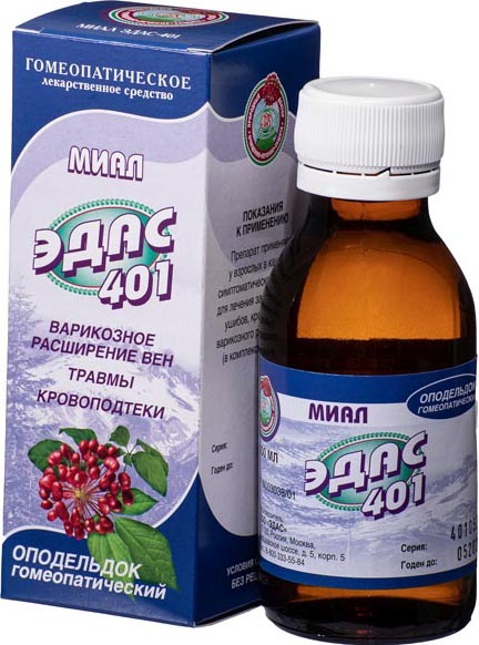 Миал Эдас-401 100мл оподельдок гомеопатический