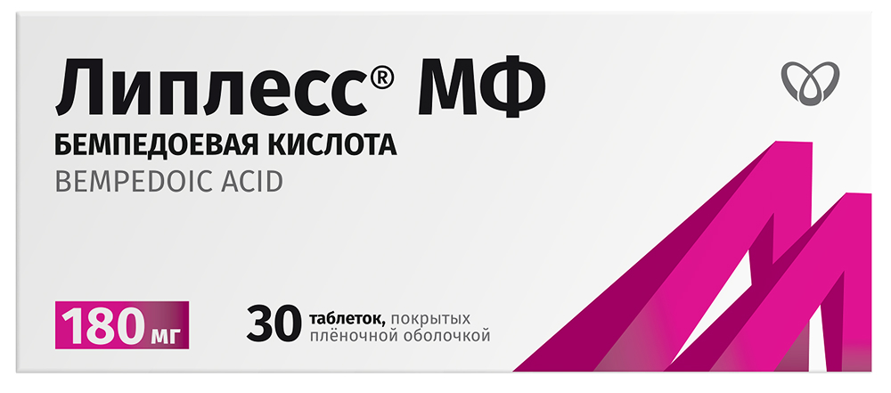 Липлесс мф 180мг 30 шт. таблетки покрытые пленочной оболочкой