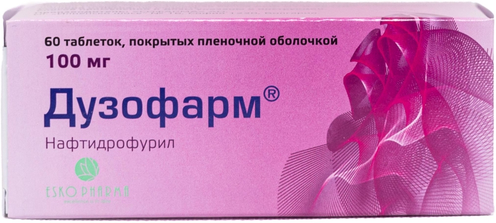 Дузофарм 100мг 60 шт. таблетки покрытые пленочной оболочкой
