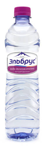 ЭЛЬБРУС вода минеральная без газа 0,5л бутылка пэт.