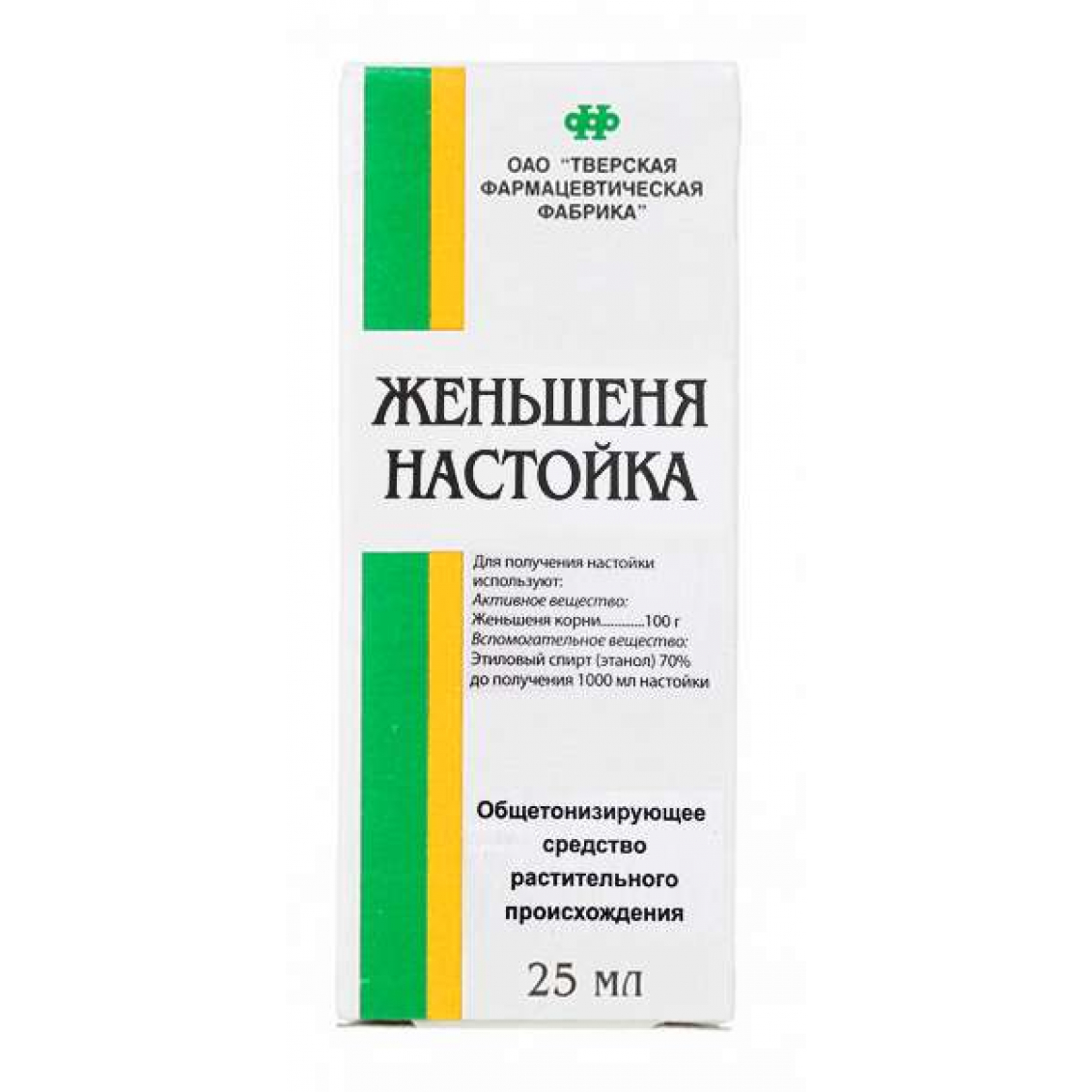 Женьшеня настойка 25мл тверская фф купить по цене от 68 руб в Краснодаре,  заказать с доставкой, инструкция по применению, аналоги, отзывы