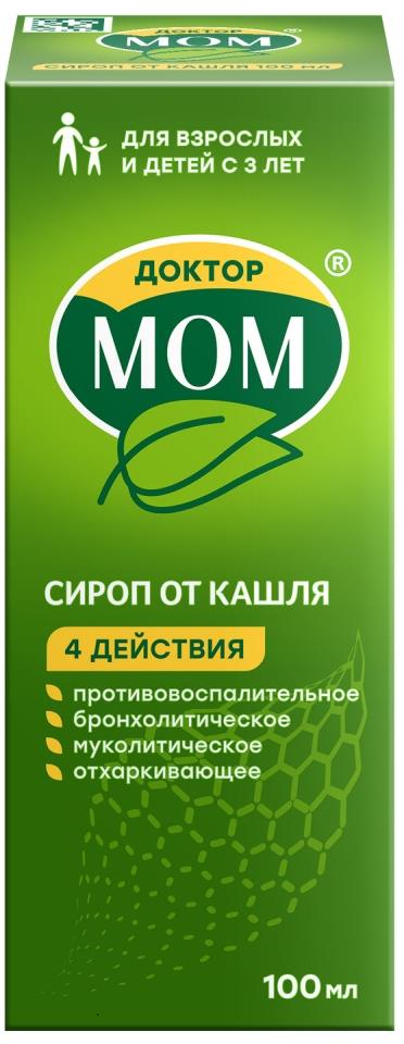 Доктор Мом 100мл сироп Юник Фармасьютикал