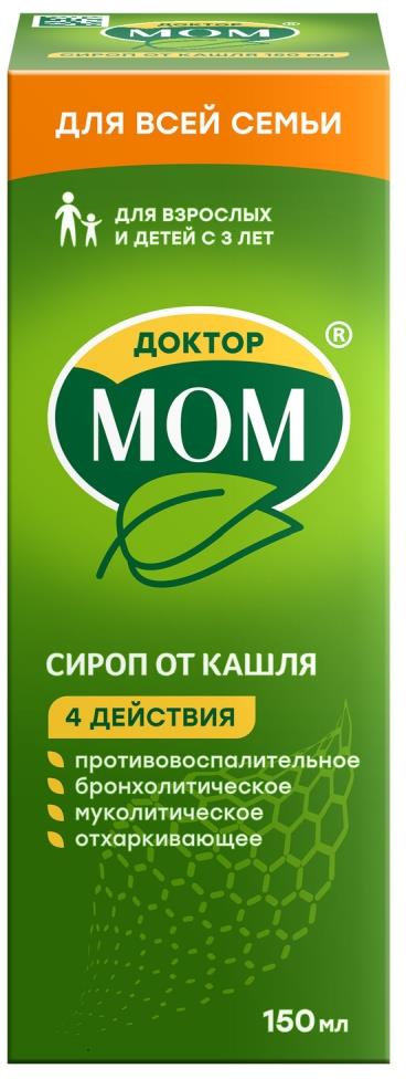 Доктор Мом 150мл сироп Юник Фармасьютикал
