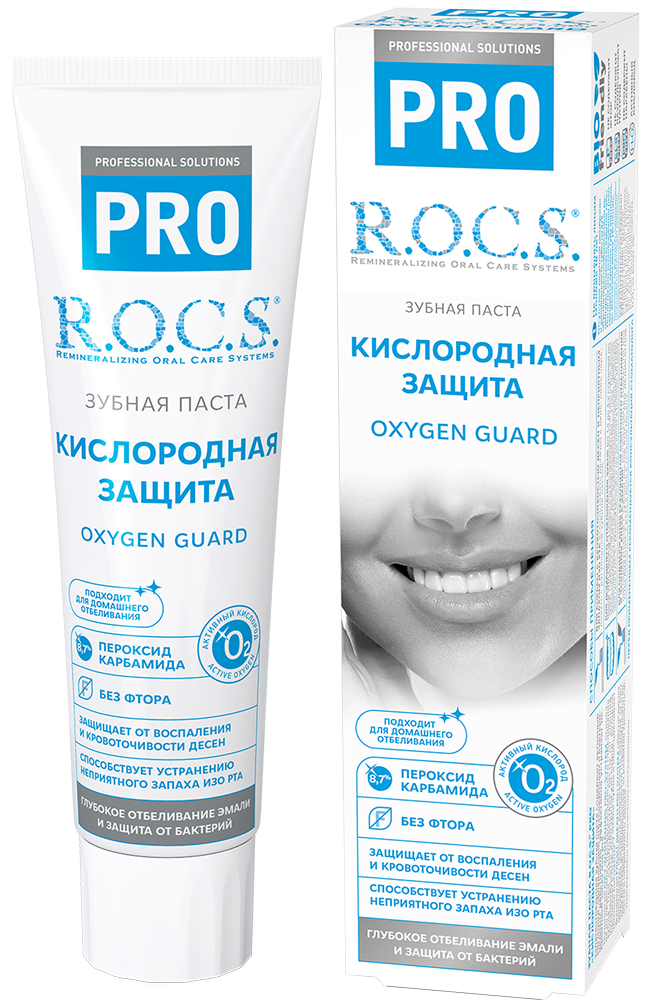 Рокс про зубная паста кислородная защита 60г