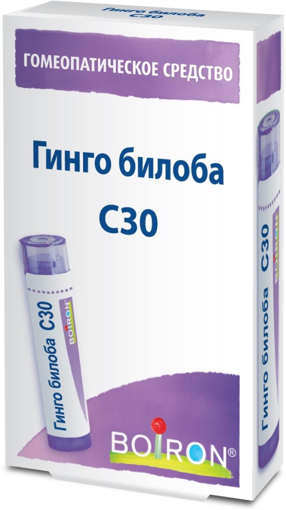 Гинго билоба с30 4г гранулы гомеопатические