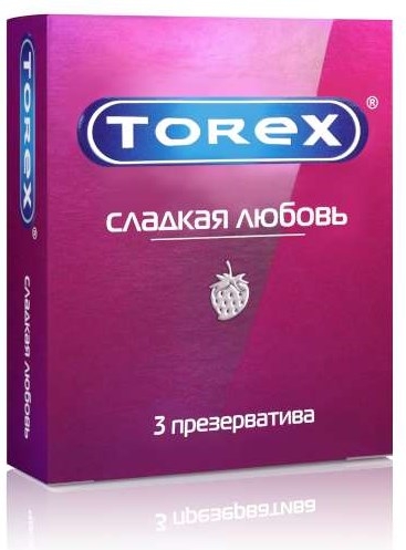 Торекс презервативы Сладкая Любовь 3 шт.