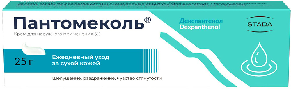 Пантомеколь 5% 25г крем для наружного применения