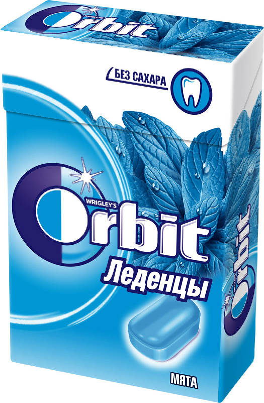 

ОРБИТ леденцы Натуральная мята