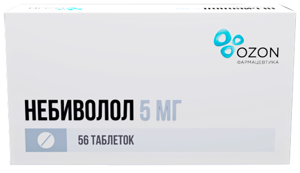 Небиволол 5мг 56 шт. таблетки