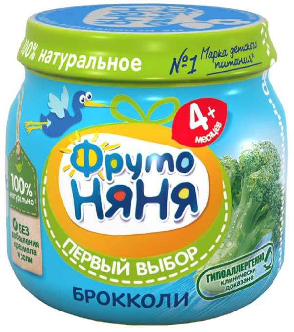 

ФРУТОНЯНЯ пюре Брокколи 4+ 80г Прогресс