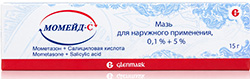 Момейд-С 0,1%+5% 15г мазь для наружного применения .
