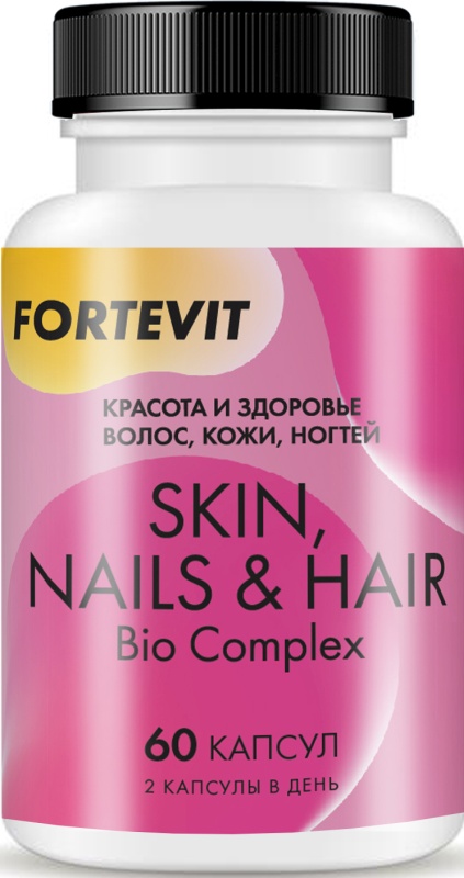 Фортевит Красота и здоровье волос, кожи, ногтей 60 шт. капсулы купить ...
