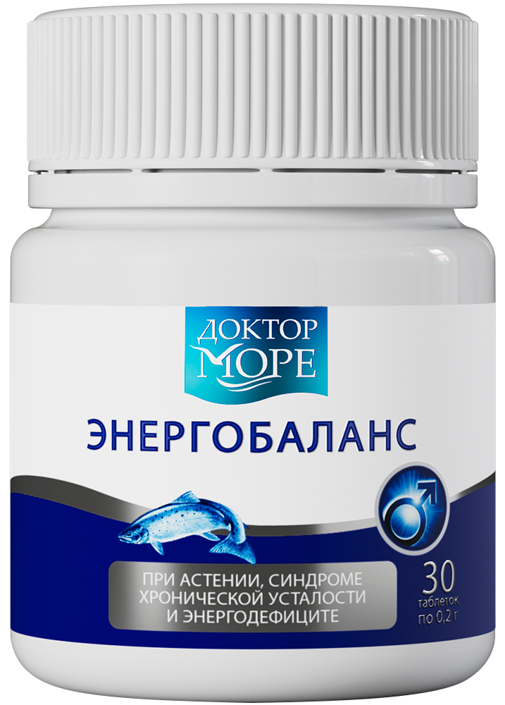 Доктор море энергобаланс таблетки 0,2г 30 шт.