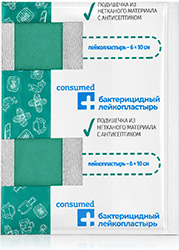 Консумед лейкопластырь бактерицидный 6х10см 1 шт.
