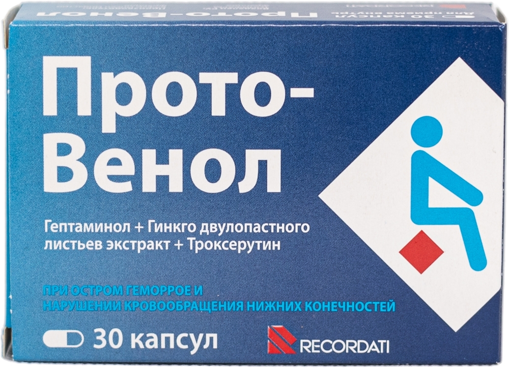 Прото-венол 30 шт. капсулы