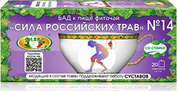 Сила российских трав фиточай n14 от болезней суставов n20 фильтр-пакет