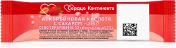 Сердце Континента Аскорбиновая Кислота С Сахаром таблетки Клубника 14 шт. Сесана