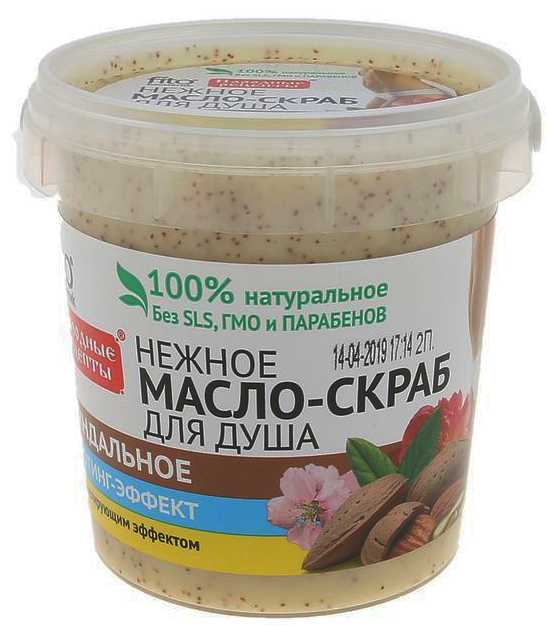 

ФИТОКОСМЕТИК НАРОДНЫЕ РЕЦЕПТЫ масло-скраб для душа нежное Миндальное 155мл