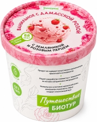 Десант здоровья биомороженое десерт дамасская роза/земляника 55г