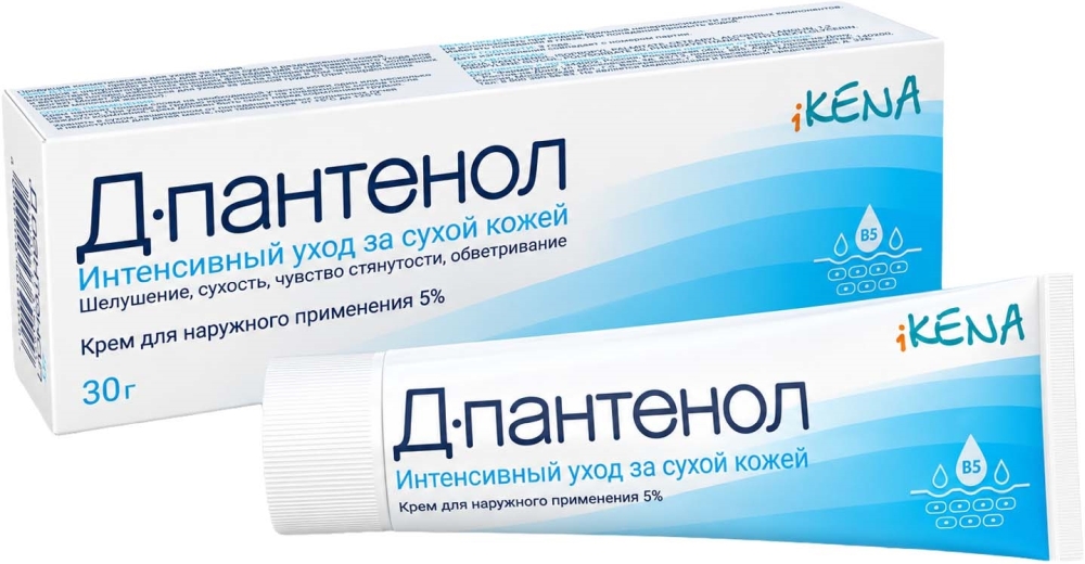 Д-Пантенол крем для наружного применения 5% 30г (Мп)