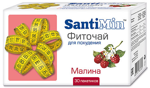 

САНТИМИН чай Малина 30 шт. фильтр-пакет