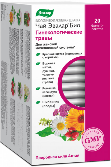 Эвалар био для женщин чай 1,5г 20 шт. фильтр-пакет