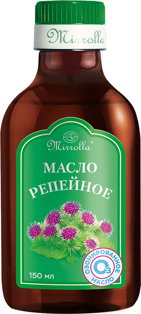 Мирролла масло репейное озонированное 150мл Мирролла