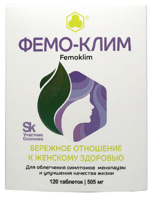 

ФЕМО-КЛИМ таблетки 505мг 120 шт.