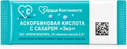 Сердце Континента Аскорбиновая Кислота С Сахаром таблетки 10 шт.