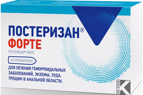 Постеризан форте 10 шт. суппозитории ректальные