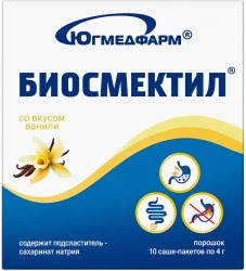 Югмедфарм Биосмектил порошок Ваниль 4г 10 шт.