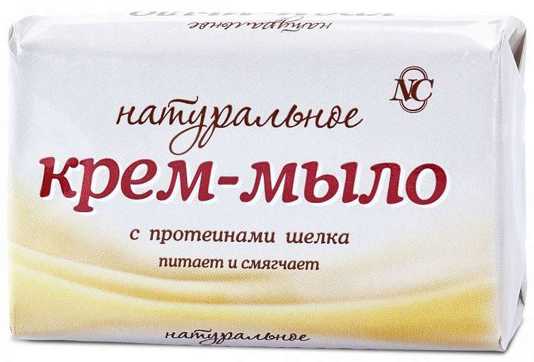 

НЕВСКАЯ КОСМЕТИКА крем-мыло натуральное с протеинами шелка 90г