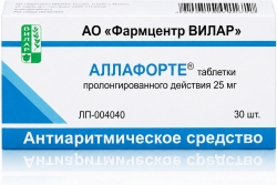 Аллафорте 25мг 30 шт. таблетки с пролонгированным высвобождением