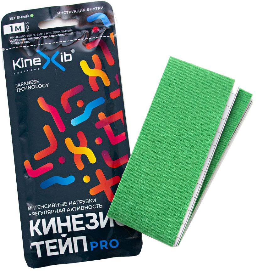Кинексиб Про Кинезио-Тейп Бинт 5смх1м зеленый Winner Industries (Shenzhen) Co., Ltd.