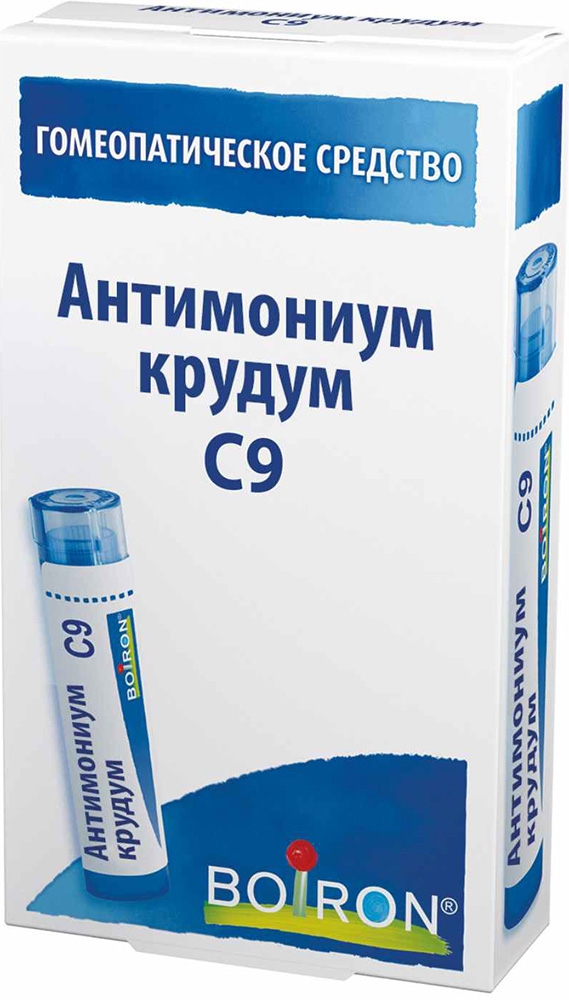 Антимониум крудум с9 4г гранулы гомеопатические