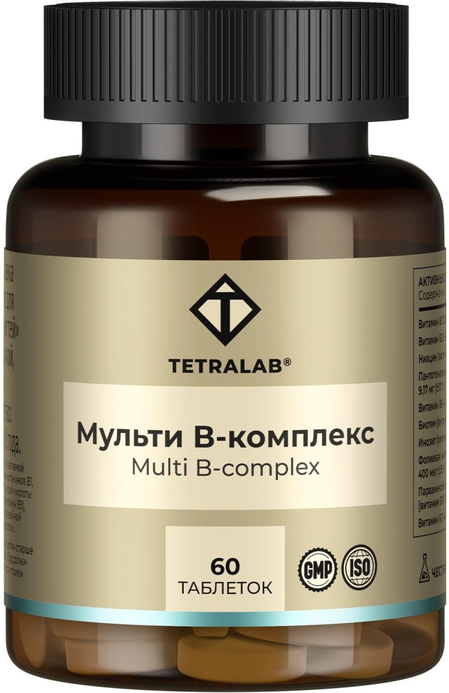 Тетралаб Мульти В-Комплекс таблетки 60 шт.