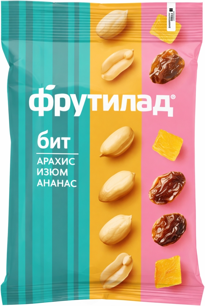 Бит смесь фруктов и арахиса изюм/ананас/арахис 55г
